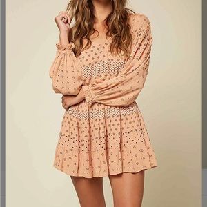 Brand new - with tags- long sleeve sheer dress